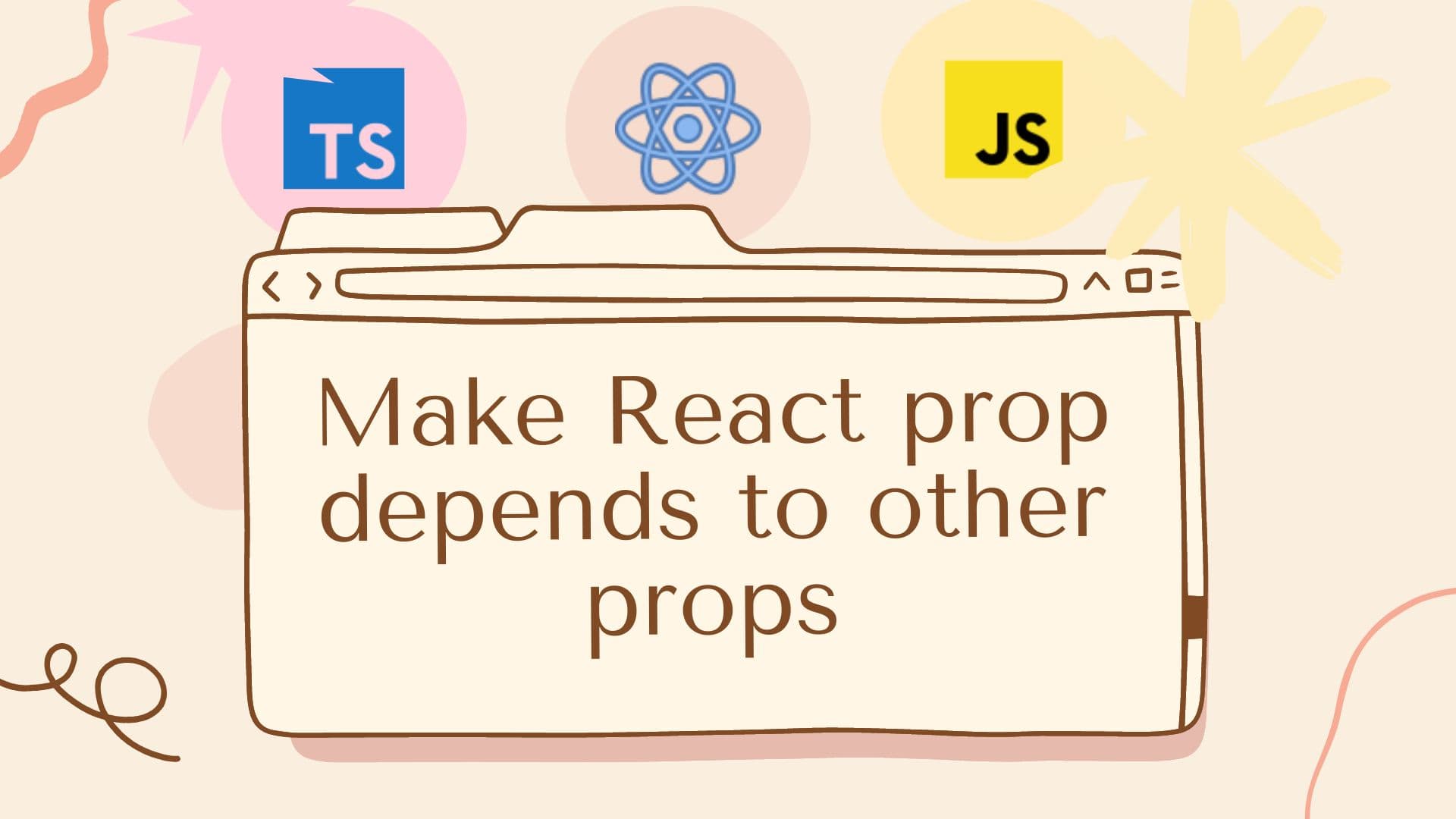 Make React prop depends to other props