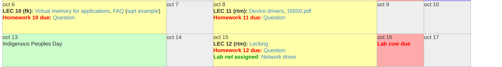 OS Design and Implementation: (Week 6 - 7) -
Interrupts & Device Driver; Locks