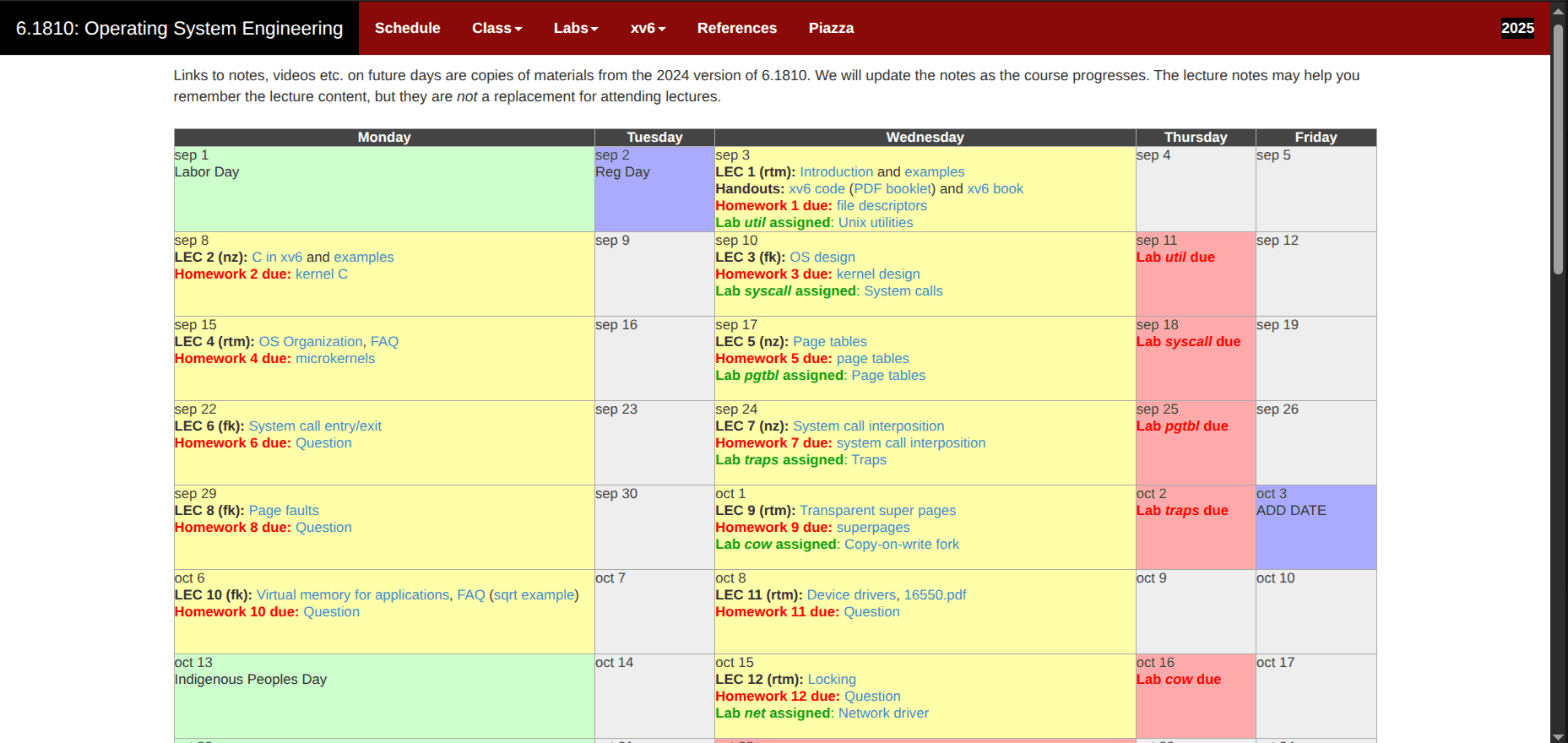 OS Design and Implementation: Recap